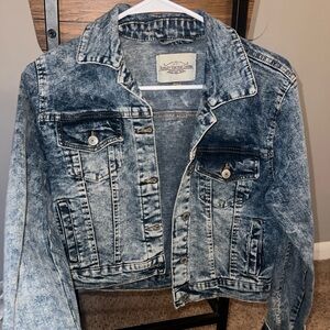 Acid Wash Denim Jacket